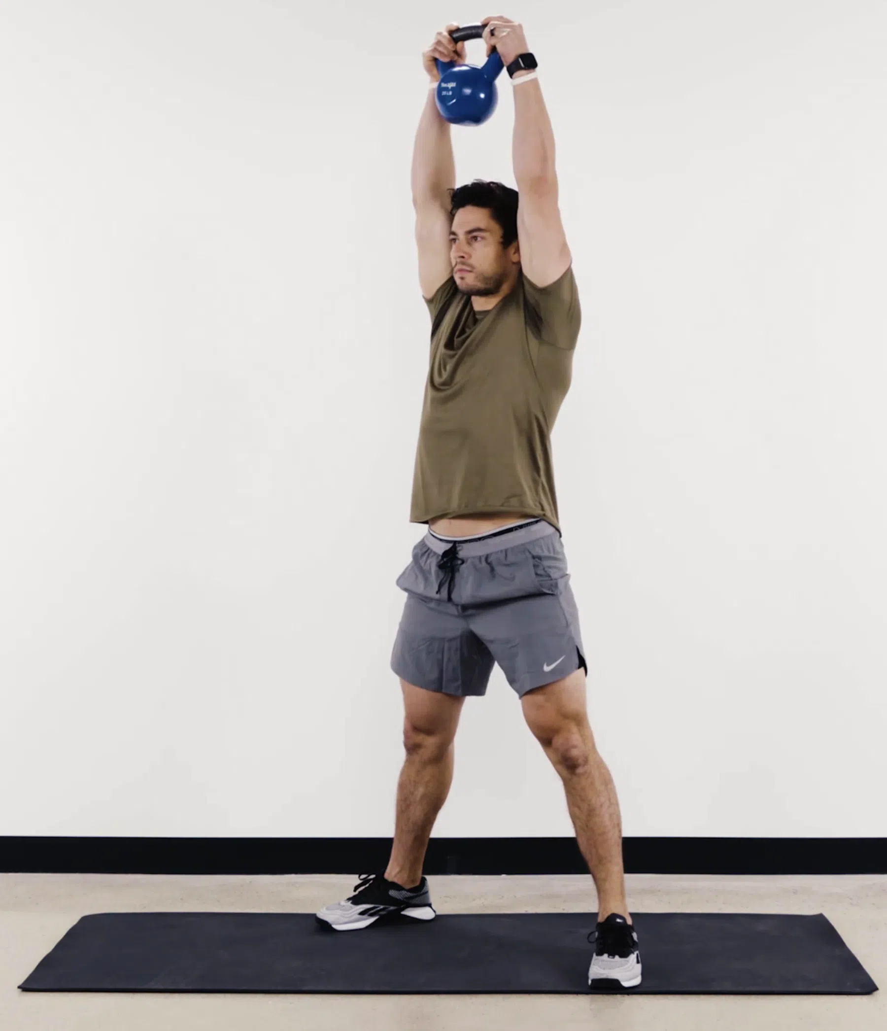 Sumo squat pull to press